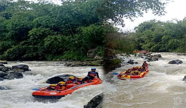 Wisata Rafting di Cisadane Bogor